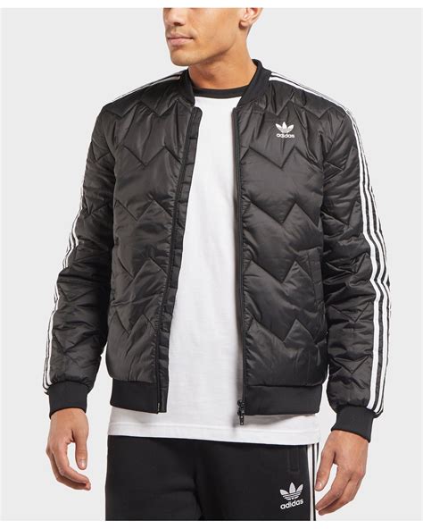 schwarze sport bomber adidas|Adidas sst bomber jacket.